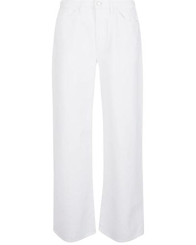 3x1 Weiße palazzo high waist jeans