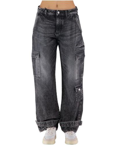 ICON DENIM Wide jeans - Grau