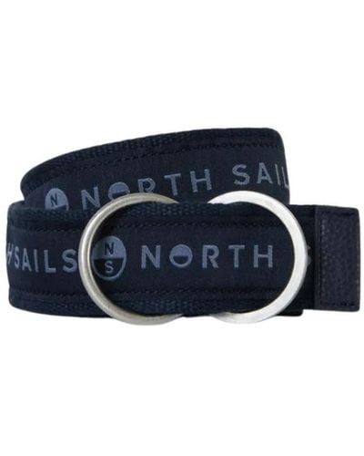 North Sails Cintura in nastro logato - Blu