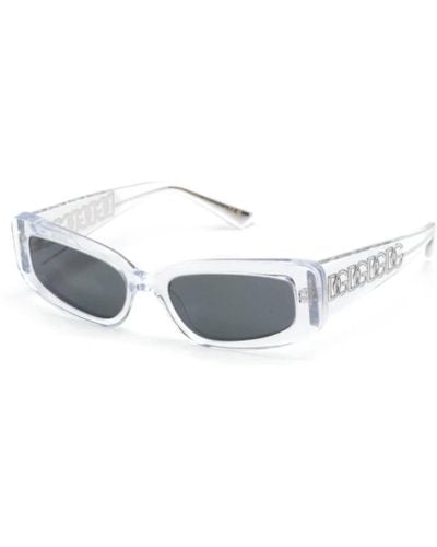 Dolce & Gabbana Weiße sonnenbrille mit original-etui