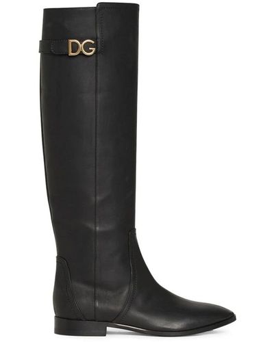 Dolce & Gabbana High Boots - Black