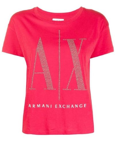 Armani T-shirt 8nytdx yjg3z - Rouge