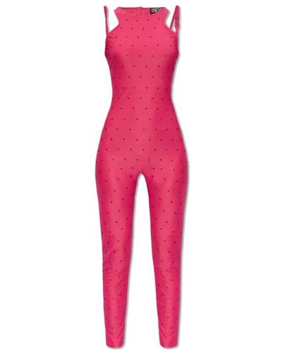Versace Jumpsuit mit trägern - Pink