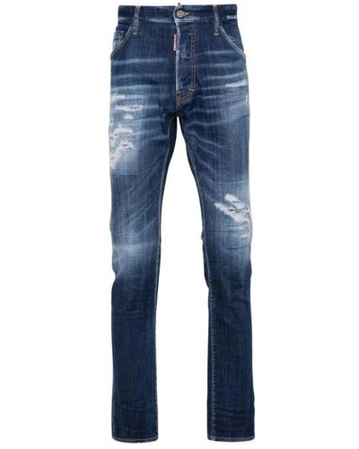 DSquared² Slim-fit cool guy jeans - Blau