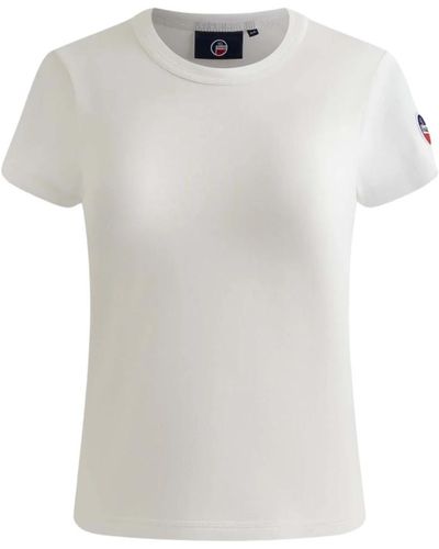 Fusalp Klassisches baumwoll-t-shirt,klassisches baumwollshirt - Weiß