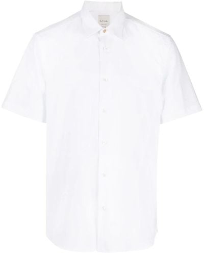 Paul Smith Short Sleeve Shirts - White