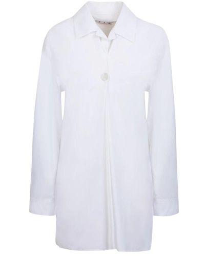 Off-White c/o Virgil Abloh Single-Breasted Coats - White