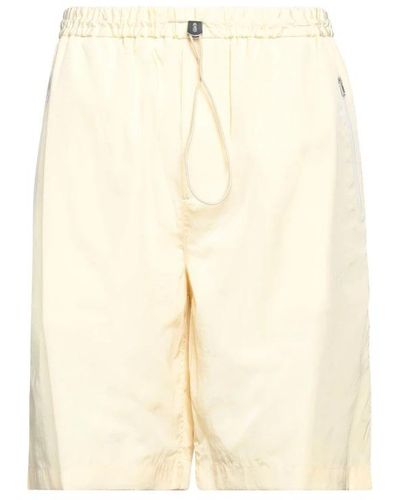 Jil Sander Long Shorts - Natural