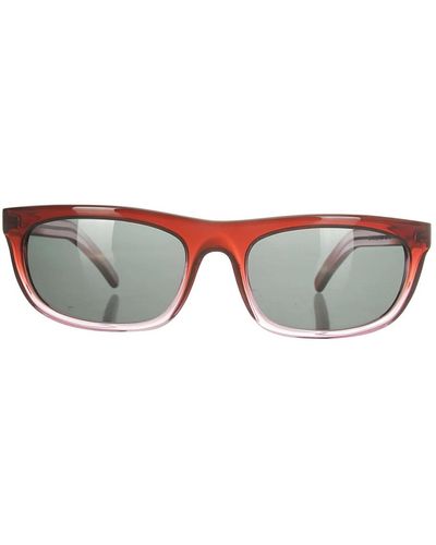 Our Legacy Rote sonnenbrille mit dunkler linse - Braun