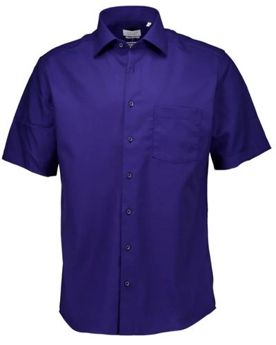 Eterna Shirts > short sleeve shirts - Bleu
