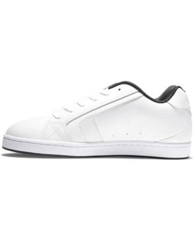 DC Shoes Leder sneakers - Weiß