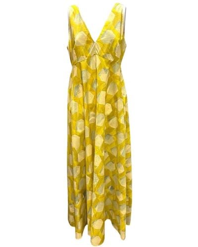 ODEEH Maxi Dresses - Yellow