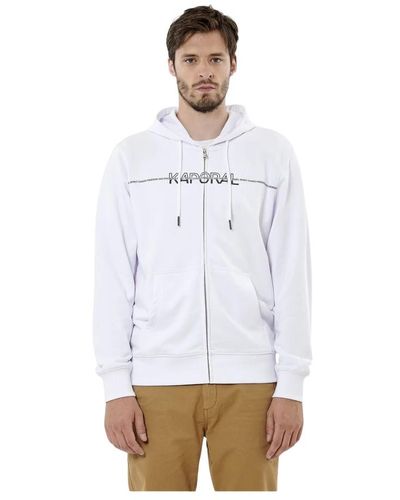 Kaporal Sweatshirts & hoodies > zip-throughs - Blanc