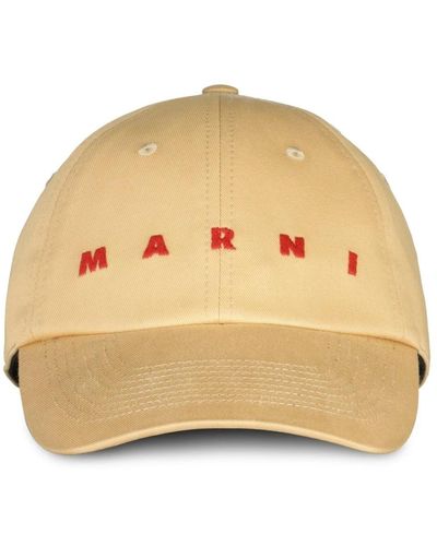 Marni Cap mit logo-stickerei - Mettallic