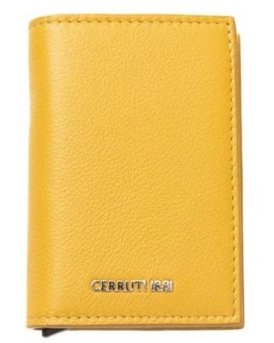 Cerruti 1881 Accessories > wallets & cardholders - Jaune