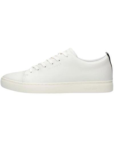 PS by Paul Smith Weiße leder low top sneakers