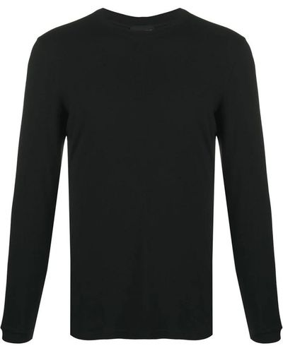 Giorgio Armani Long Sleeve Tops - Black
