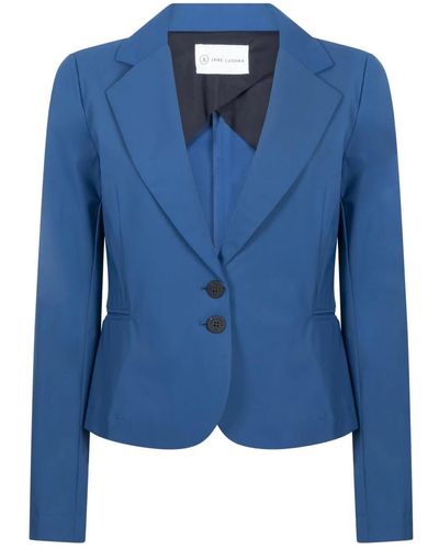 Jane Lushka Technischer jersey-blazer | blau