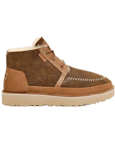 UGG Lace-Up Boots - Brown