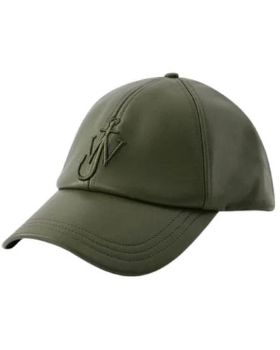 JW Anderson Cuoio hats - Verde