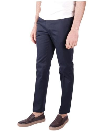 Mauro Grifoni Slim-Fit Trousers - Blue