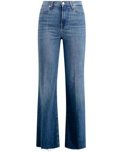 7 For All Mankind Hochtaillierte flared denim hose 7 for all kind - Blau