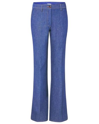 Forte Forte Wide Trousers - Blue
