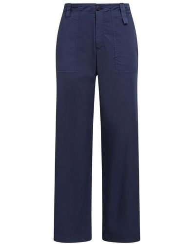Maliparmi Pantalone popeline stretch - Blu