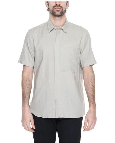 Antony Morato Short Sleeve Shirts - Grey