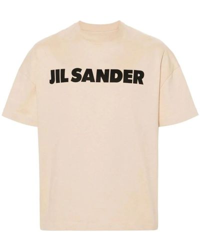 Jil Sander T-Shirts - Natural