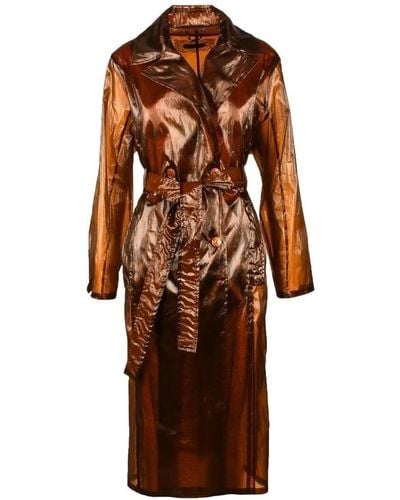 Patrizia Pepe Trench coat marrone per donne