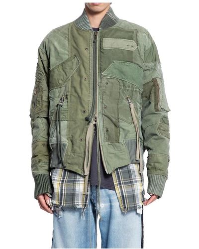Greg Lauren Jackets > bomber jackets - Vert