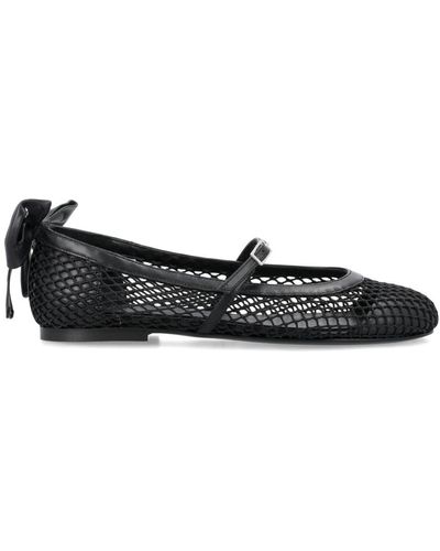 Gia Borghini Shoes > flats > ballerinas - Noir