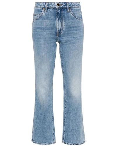Khaite Jeans > flared jeans - Bleu