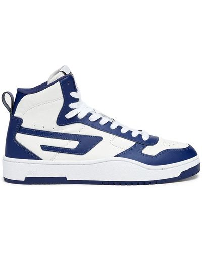 DIESEL S-ukiyo v2 mid - high top-sneakers mit d-branding - Blau