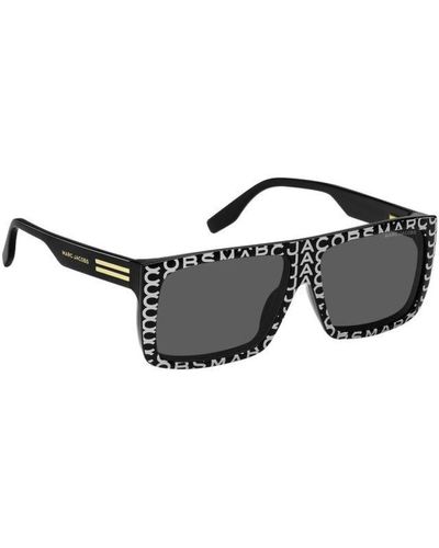 Marc Jacobs Stilvolle retro-sonnenbrille fã1⁄4r mã¤nner - Schwarz
