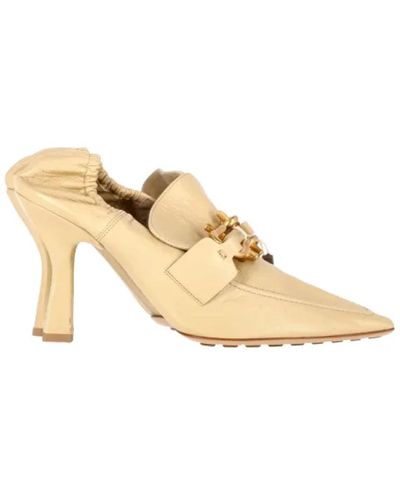 Bottega Veneta Leder heels - Mettallic