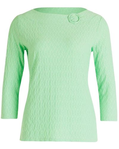 Betty Barclay Strukturiertes shirt mit schnalle - Grün
