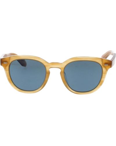 Oliver Peoples Stilvolle sonnenbrille mit gläsern - Blau