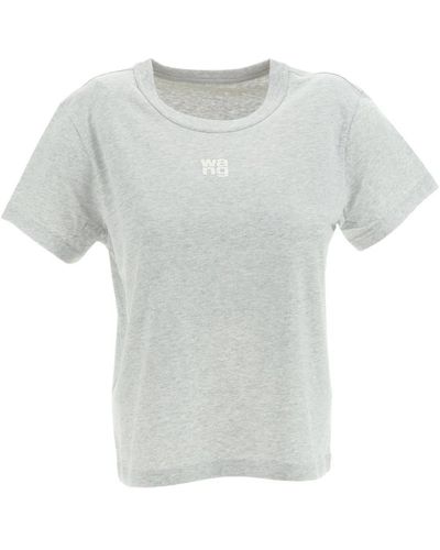 T By Alexander Wang Tops > t-shirts - Gris