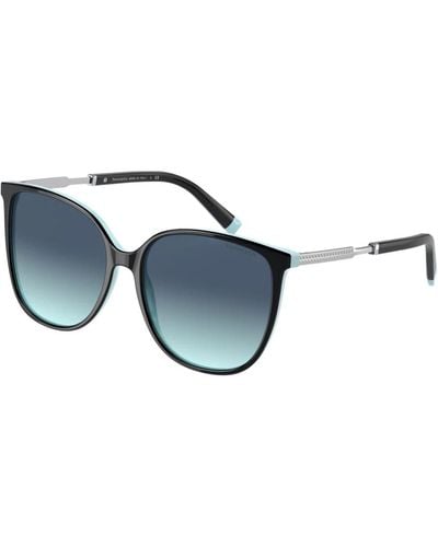 Tiffany & Co. Sunglasses,moderne frau sonnenbrille in havana azure - Blau