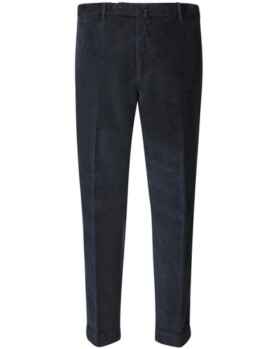 Dell'Oglio Trousers > slim-fit trousers - Bleu