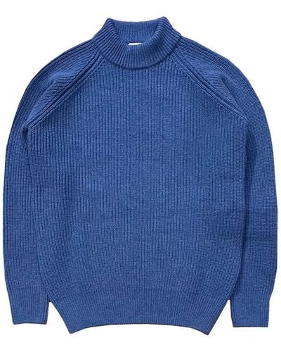 La Paz Round-Neck Knitwear - Blue