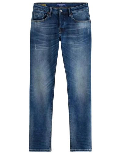 Scotch & Soda Moderne slim jeans upgrade - Blau