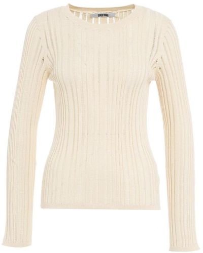 Mauro Grifoni Round-Neck Knitwear - Natural
