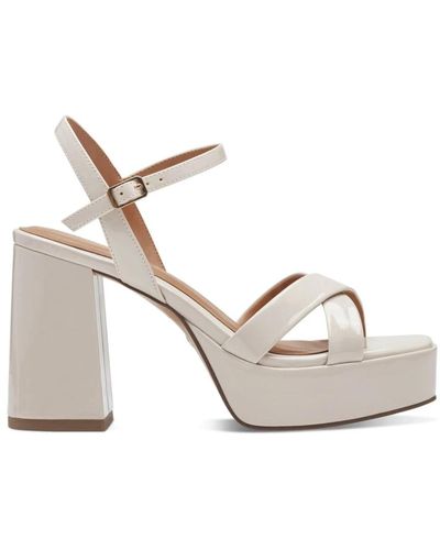 Tamaris Elegante flache sandalen - Weiß