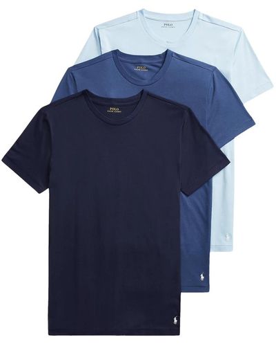 Ralph Lauren T-shirt 3er-pack - Blau