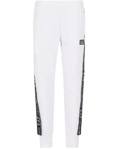 EA7 Pantaloni bianchi per uomo - Bianco