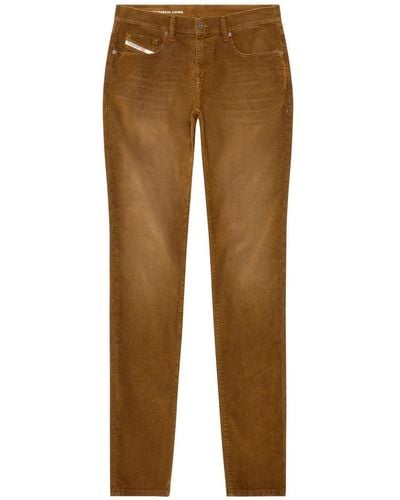 DIESEL Slim-Fit Trousers - Brown