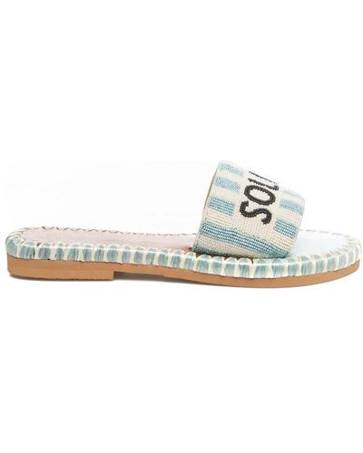 De Siena Shoes > flip flops & sliders > sliders - Blanc